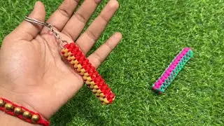 Very Beautiful Plastic Wire Key Chain | Plastic Wire Craft 