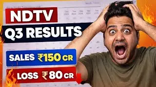 NDTV Q3 Results 2025 | Why Sales Grew but Loss Increased? | Stock Analysis 😱