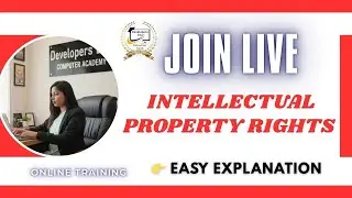 🔴 LIVE |Intellectual Property Rights (IPR) Complete Lecture | Patent, Copyright, Trademark | MCQ
