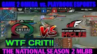 GAME 2 SMART OMEGA vs. LAUS AUTO GROUP PLAYBOOK ESPORTS | THE NATIONALS MLBB SEASON 2 / jhayki Tv