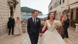 This Was So Much Fun! 😁  Croatian Wedding Celebration thru Dubrovnik Old Town