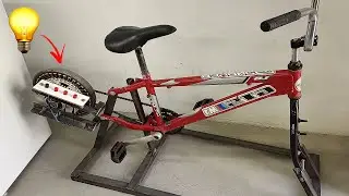 Essa Bicicleta gera Energia quando vc Pedala