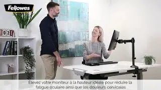 Fellowes pr&eacute;sente : le Bras porte-&eacute;crans Reflex