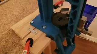 Dillon 550C (mobile) Mounting on scrap wood.