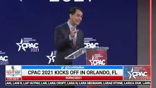 Former WI Governor Scott Walker Full Speech at CPAC 2021