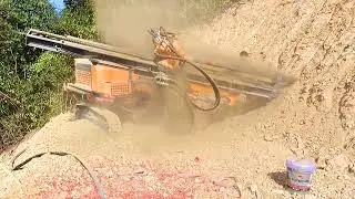 Blasting hole drilling rig , on sale.  #drillingrig  #surfacedrilling #borehole #dth #drilling