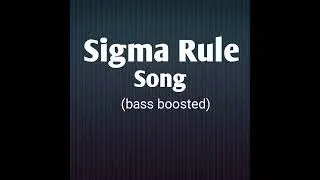 Drive forever(sigma rule music)|bass boosted\music@k