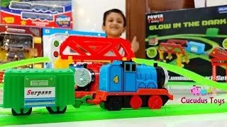 Cucudus Playing W/ Power train turbo S | Thomas & friends toy Trackmaster | Toy trains Galore