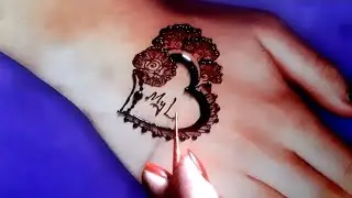 Heart❤tatoo mehndi design |easy and simple mehndi design |mehndidesign |henna,|mehndi 