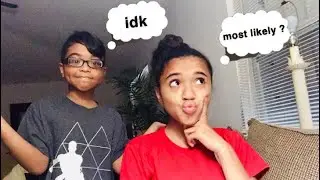 Who&rsquo;s most likely too ? (Challenge) (with my brother) MUST WATCH!!!