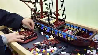 LEGO Aliexpress Toy  Lepin22001 Imperial Flagship / Timelaps / 하고자비 /