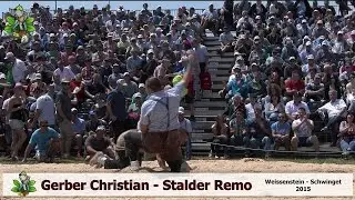 Christian Gerber mit Remo Stalder Weissenstein-Schwinget 2015