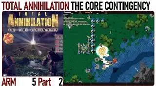 Total Annihilation The Core Contingency No Commentary Arm Mission 5 (part 2) (PC 1998) 4K60FPS
