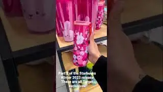 These are all Target exclusives 😍 #starbuckstumblers #starbuckscuphunting #starbuckscollection