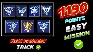 FREE FIRE EASY ACHIEVEMENT MISSION NEW TRICK TO GET 1190 POINTS VERY FASTLY 😮🔥 ||
