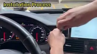 Upgrade Your Audi A6 Like NEVER Before! 😱📱 #AudiTech #CarUpgrade