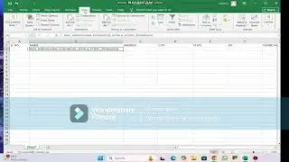 Single data to multiple column excel shortcut