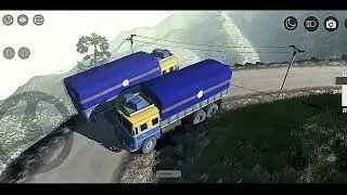 Truck Simulator Extreme: India - Dangerous Road Drive Cargo Haul! 4K Gameplay 🚛⛰️ #mobilegaming 😱