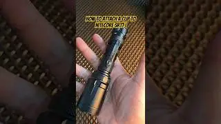 Install the clip for Nitecore SRT7i #senter #flashlight #edcflashlight #nitecore #srt7i