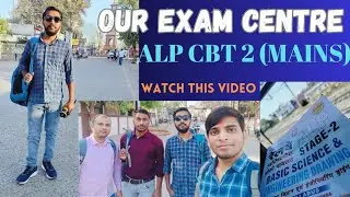 ALP CBT-2 exam Video Clip #railway #locopilot #exam #theujjwalmanishjha #viralvideo