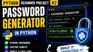 Python Password Generator Project | Beginner Friendly