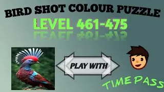 BIRD SHOT COLOUR PUZZLE 🐦LEVEL 261-275#birdpuzzle#birdsortcolor#birdsortpuzzle#puzzlegame