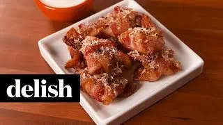 Garlic Parm Bacon Knots | Delish