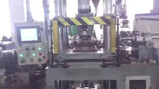 Automatic cold press for marble saw blade manufacturing