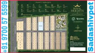 🔴DTCP & RERA Villa Plots | #Sadashivpet Town | #Royal Heights | #RealStone | Mumbai Hwy | 9700575599