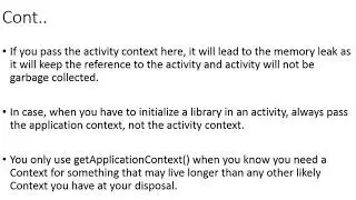 Context in Android with its Types  [UR] Module 2 Lecture 5 ZE - 225