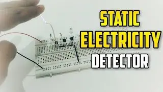 How to make a ⚡ Static Electrometer at Home | Basic Electronics Projects