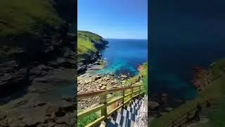 Beautiful view of the cliff leaving the castle. #music #video #ocean #relaxing #motivation