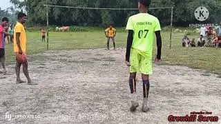 Football match Rampur/Football santhal Rampur 12Sep2023||Local football match।।Desi football match