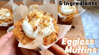 Eggless Carrot Muffins| How To Make Carrot Muffins| Quick & Easy Recipe 🤩| Cake in 5 Minutes!