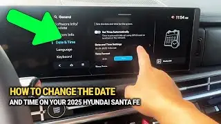 Как изменить дату и время на Hyundai Santa Fe 2025 года: краткое руководство по настройке!