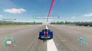 The Crew Jumping in a Drag spec car