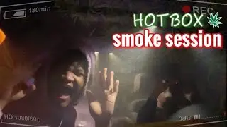 FUNNY HOTBOX SESSION🍃: me and the gang freestyles went crazy😂🔥