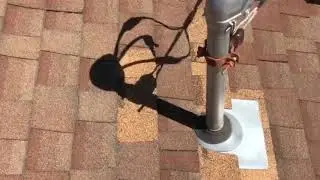 Service Mast Replacement on an Asphalt Shingle Roof