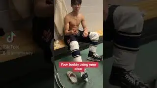 When your buddies crush your clear #hockeyplayers #hockey #lovehockey #hockeylife