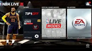 THROWBACK NBA2KLIVE 16 MOBILE CAVS vs GSW (NBA2K14 MODDED)