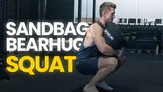How to do a Sandbag Bearhug Squat (no audio)
