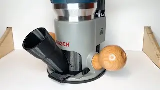Bosch 1617 Fixed Base RA1161 router to Festool hose, direct connection.