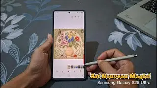 Как изменить стиль фотографий в стиле модерн с помощью S Pen | Samsung Galaxy S25 Ultra