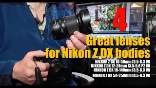 4 Popular Nikon Z DX lenses worth getting.