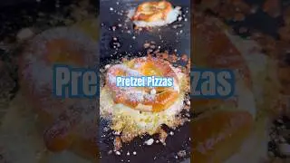 Pretzel Pizzas #Pizza #Pretzels #PizzaRecipe #FingerFood #RecipeShare #Griddle #Munchies #Snacks
