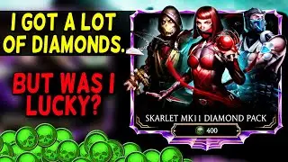 MK Mobile. I Opened Skarlet MK11 Diamond Pack for a Viewer. Do You Think I Got Lucky or Not?