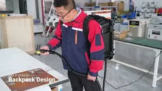 100w Backpack Laser Cleaning Machine Operation Video