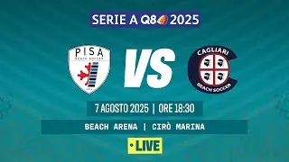 Beach Soccer 2025, Serie A Q8 I LENERGY PISA BS VS CAGLIARI BS | Poule Scudetto