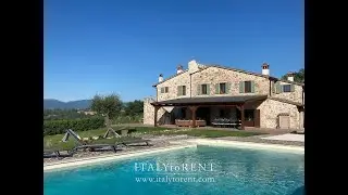 Villa Rosmarino. Holiday Villa with pool. Italy, Umbria. Air conditioned, scenic views, sleeps 10