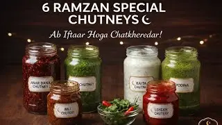 6 Viral Chutneys Recipe | Hari, Imli, Pomegranate, Lehsan & Creamy Raita | Easy & Tasty
